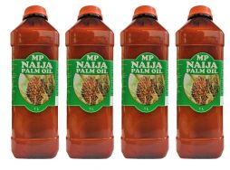 MP Naija Palm Oil - 1 Litre (Pack of 4)