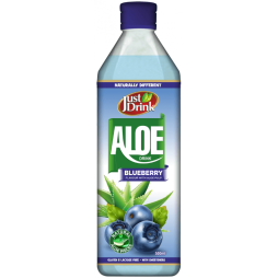 Just Drink Aloe Drink Blueberry Flavour 500ml ( Pack Of 12 )