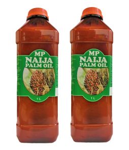 MP Naija Palm Oil - 1 Litre (Pack of 2)