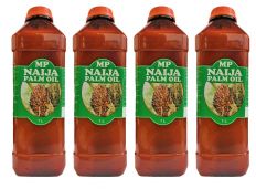 MP Naija Palm Oil - 1 Litre (Pack of 4)