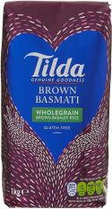 Tilda Brown Basmati (Wholegrain) Rice 1kg