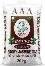 Lion Head Brown Jasmine Rice 20kg