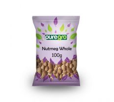 Puregro Nutmeg Whole 100g