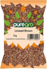 Puregro Whole Linseed / Flaxseed 1kg