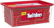 Twizzlers Licorice Twists, Strawberry 2.2kg