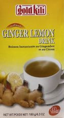 Gold Kili Instant Ginger Lemon Drink 180g (10 Tea Bags)