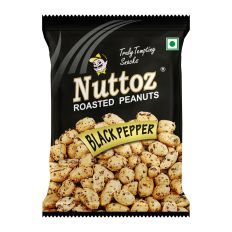 Nuttoz Roasted Peanuts With Black Pepper 140g