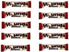 Hershey's Mounds dark Chocolate & Coconut 49g (1.72oz) (Pack of 10)
