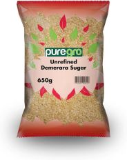 Puregro DEMERARA Sugar (Unrefined) 650g