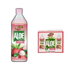 Just Drink Aloe Drink Lychee Flavour 500ml (Pack of 12)