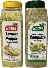 Badia Complete & Lemon Pepper Seasoning (Twin Pack)