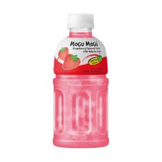Mogu Mogu Strawberry flavored drink 320ml (Pack of 6)