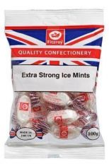 Fitzroy Extra Strong Ice Mints Sweets 100g