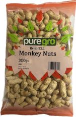 Puregro Monkey Nuts (Peanuts In Shell) 300g