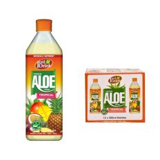 Just Drink Aloe Drink Tropical Flavour 500ml (Pack of 12)