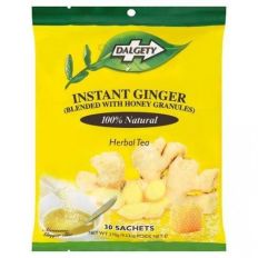 Dalgety Instant Ginger Herbal Tea Bag 270g (30 Sachets) -- Blended with Honey Granules