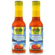 Tropical Sun Original Hot Pepper Sauce 150ml (Pack of 2)
