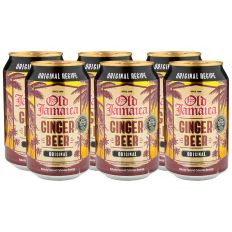Old Jamaica Ginger Beer, Original Recipe - 330ml (Pack of 6)