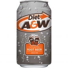 A&W Diet Root Beer (Caffeine Free) 355ml (Box of 12)