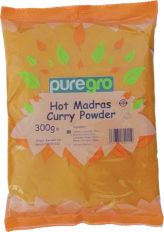 Puregro Hot Madras Curry Powder 300g