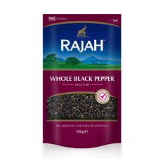 Rajah Whole Black Pepper 100g