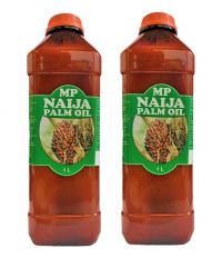 MP Naija Palm Oil - 1 Litre (Pack of 2)